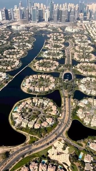 Jumeirah Islands map