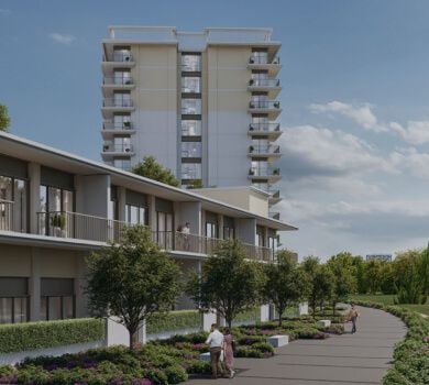 Elite Merit branded development exterior