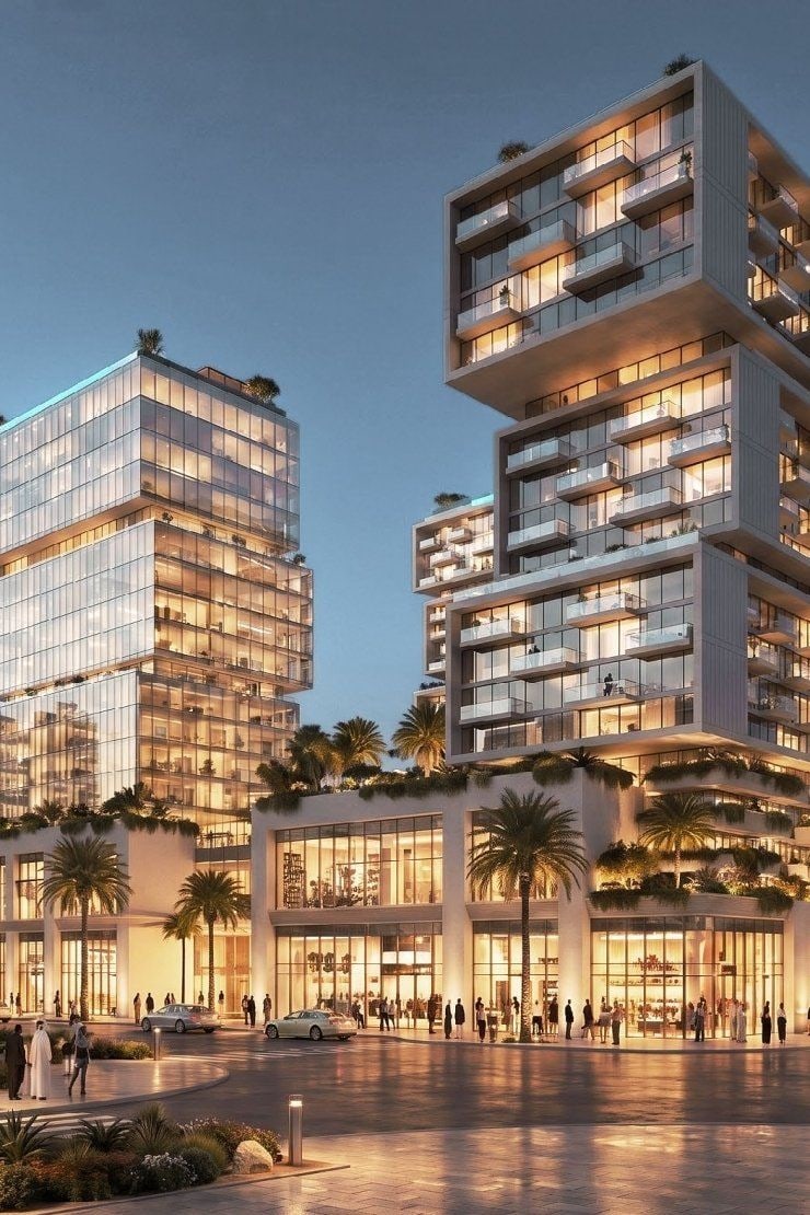 Raw district in sheikh zayed road exteriors downtown jebel ali 1 media item
