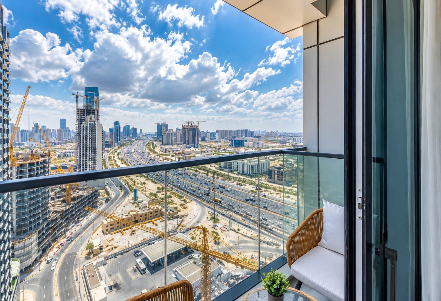 Furnished High Floor 1-Bedroom Apartment with Skyline Views in Cloud Tower A, Jumeirah Village Triangle (JVT) District 2, Dubai