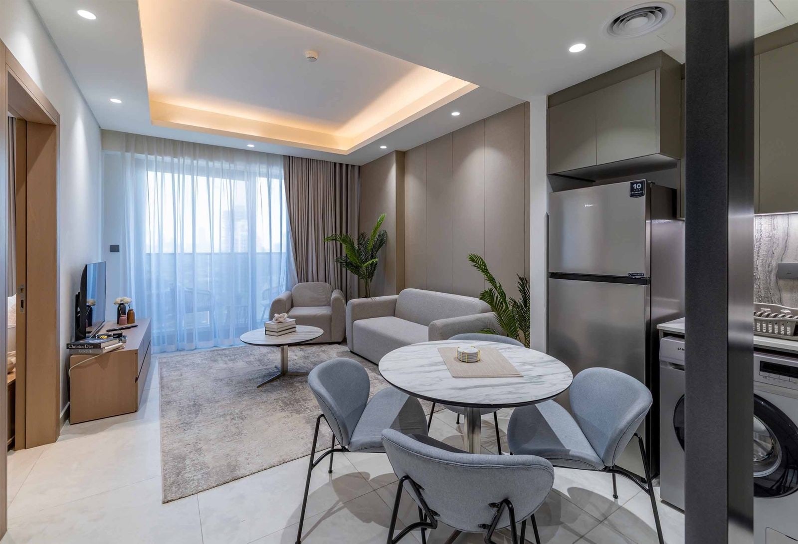Furnished High Floor 1-Bedroom Apartment with Skyline Views in Cloud Tower A, Jumeirah Village Triangle (JVT) District 2, Dubai