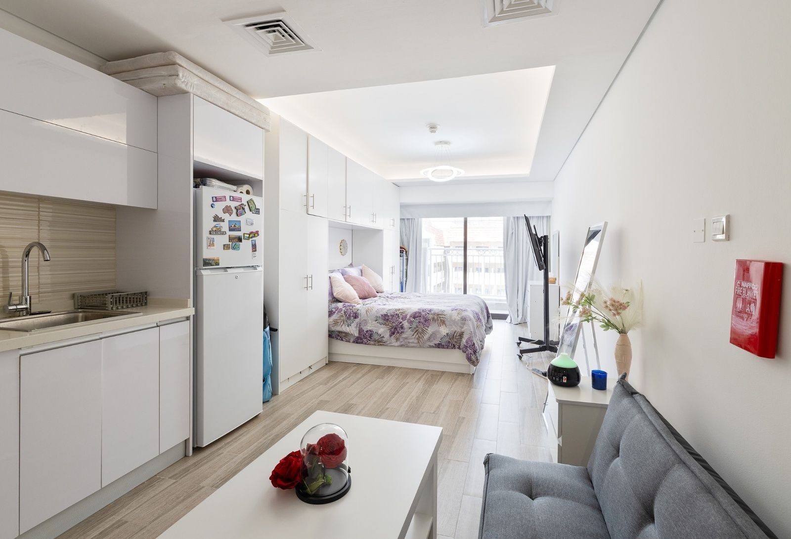 Unfurnished High Floor Studio in LAYA Mansion, JVC District 15, Dubai