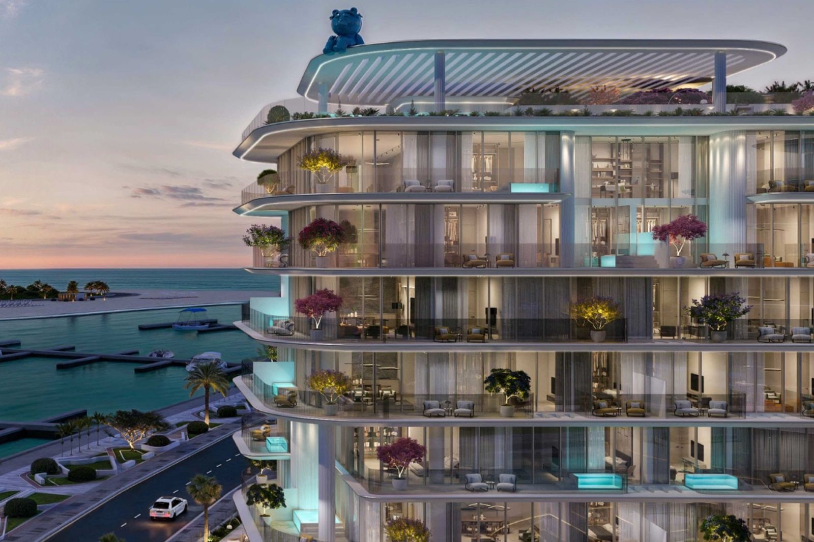 2 bedroom hotel apartment near a yacht club in villa del garda dubai islands exteriors 1 media item