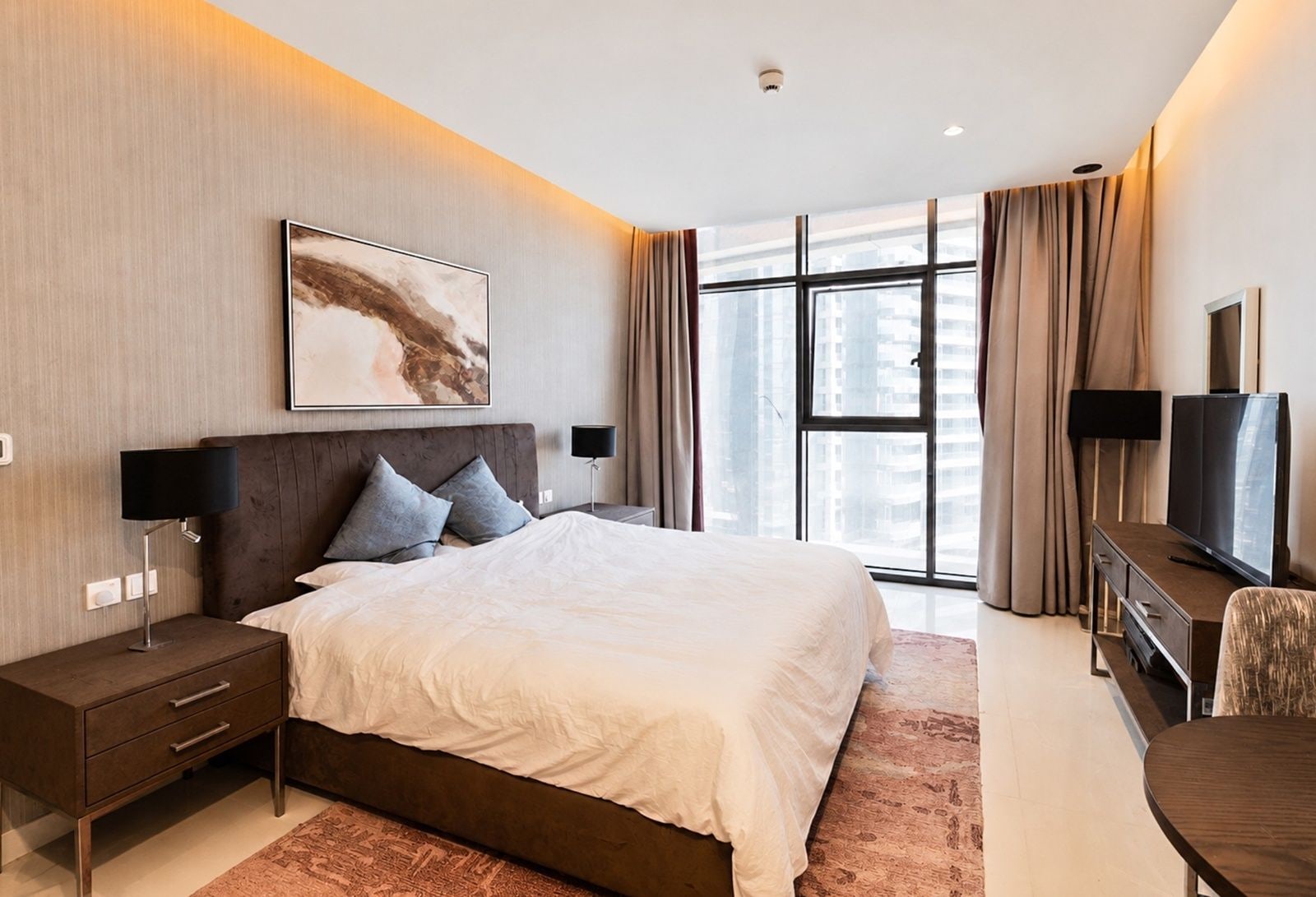 Furnished Studio with City View in Aykon City, Business Bay, Dubai