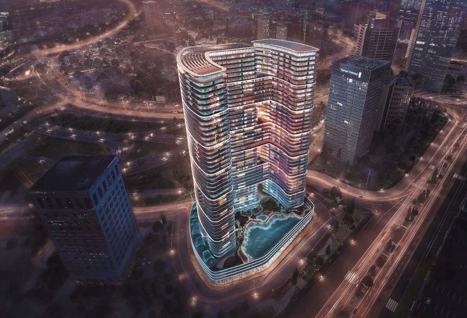 Studio apartment in binghatti hills tower 1 dubai science park dubai exteriors media item