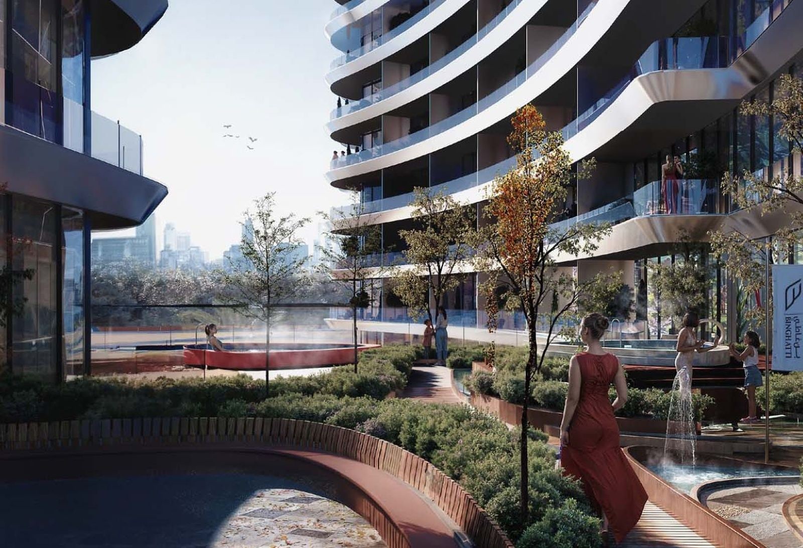 Studio apartment in binghatti hills tower 1 dubai science park dubai exteriors media item