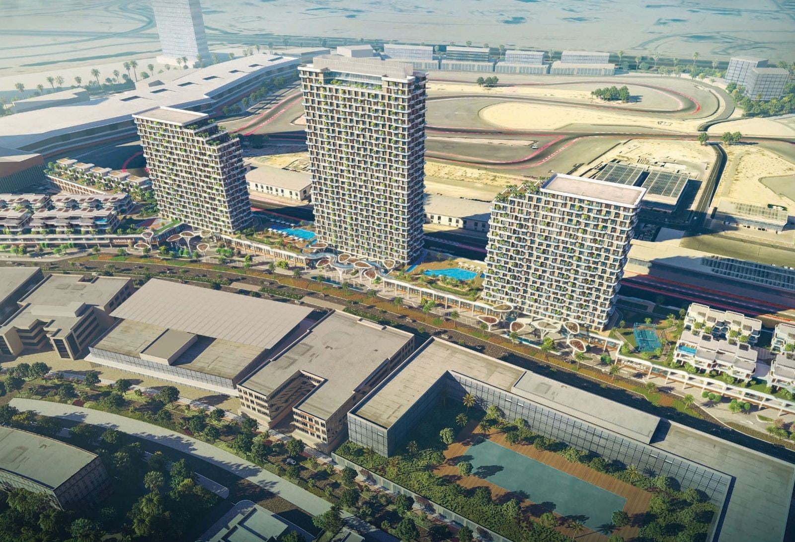 High floor 1br maid s room in takaya tower c motor city dubai exteriors 1 media item