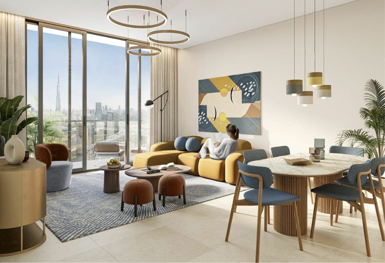 High Floor 2-Bedroom Apartment with Downtown View in Design Quarter Tower A, Dubai Design District (D3)