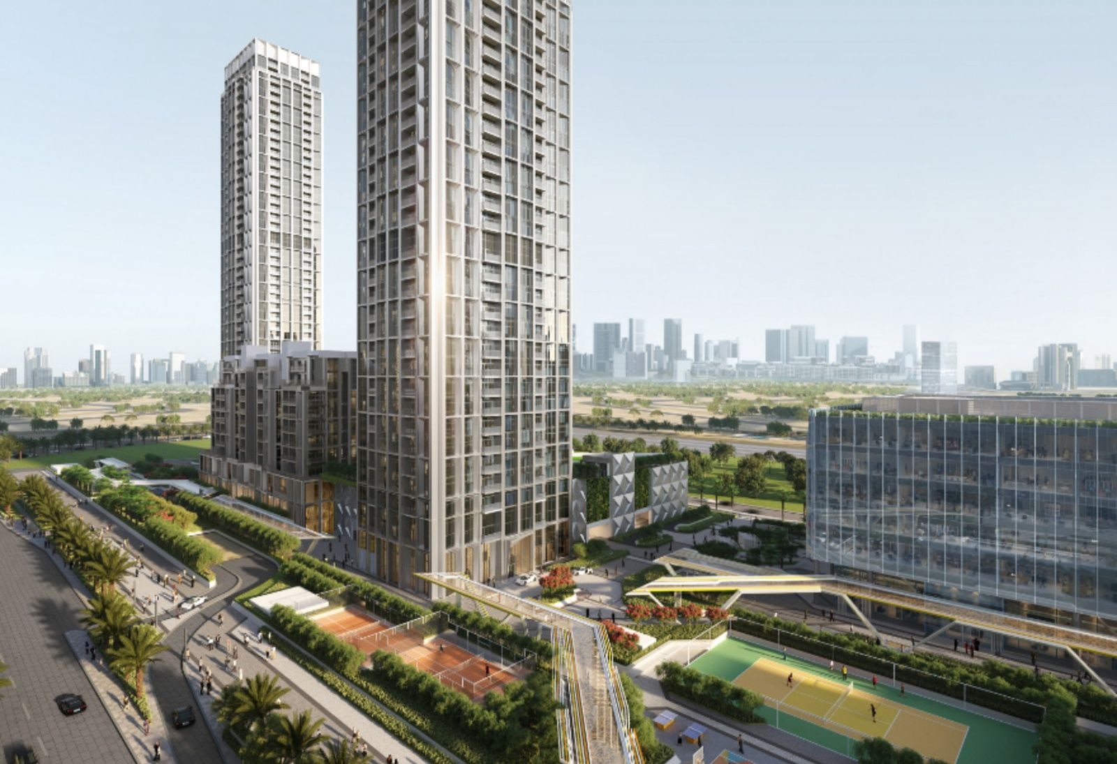 High floor 2 bedroom apartment with downtown view in design quarter tower a dubai design district d3 exteriors 1 media