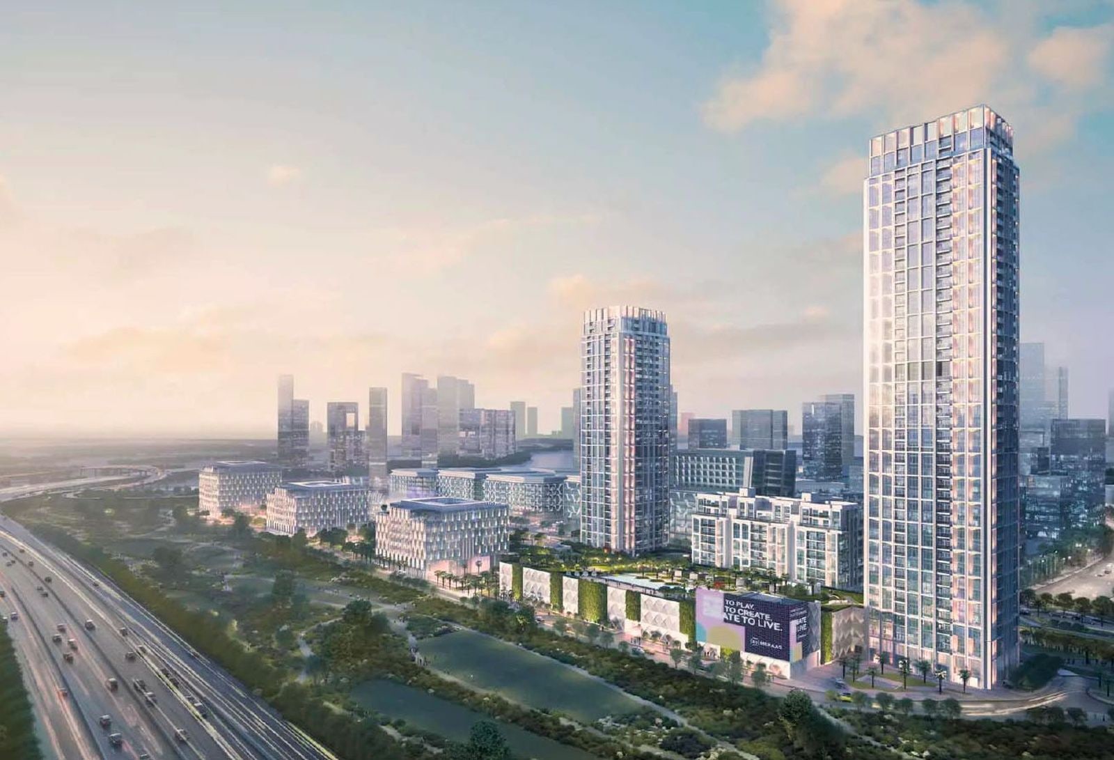 1 bedroom apartment with pool view in design quarter tower a dubai design district d3 2 exteriors media item