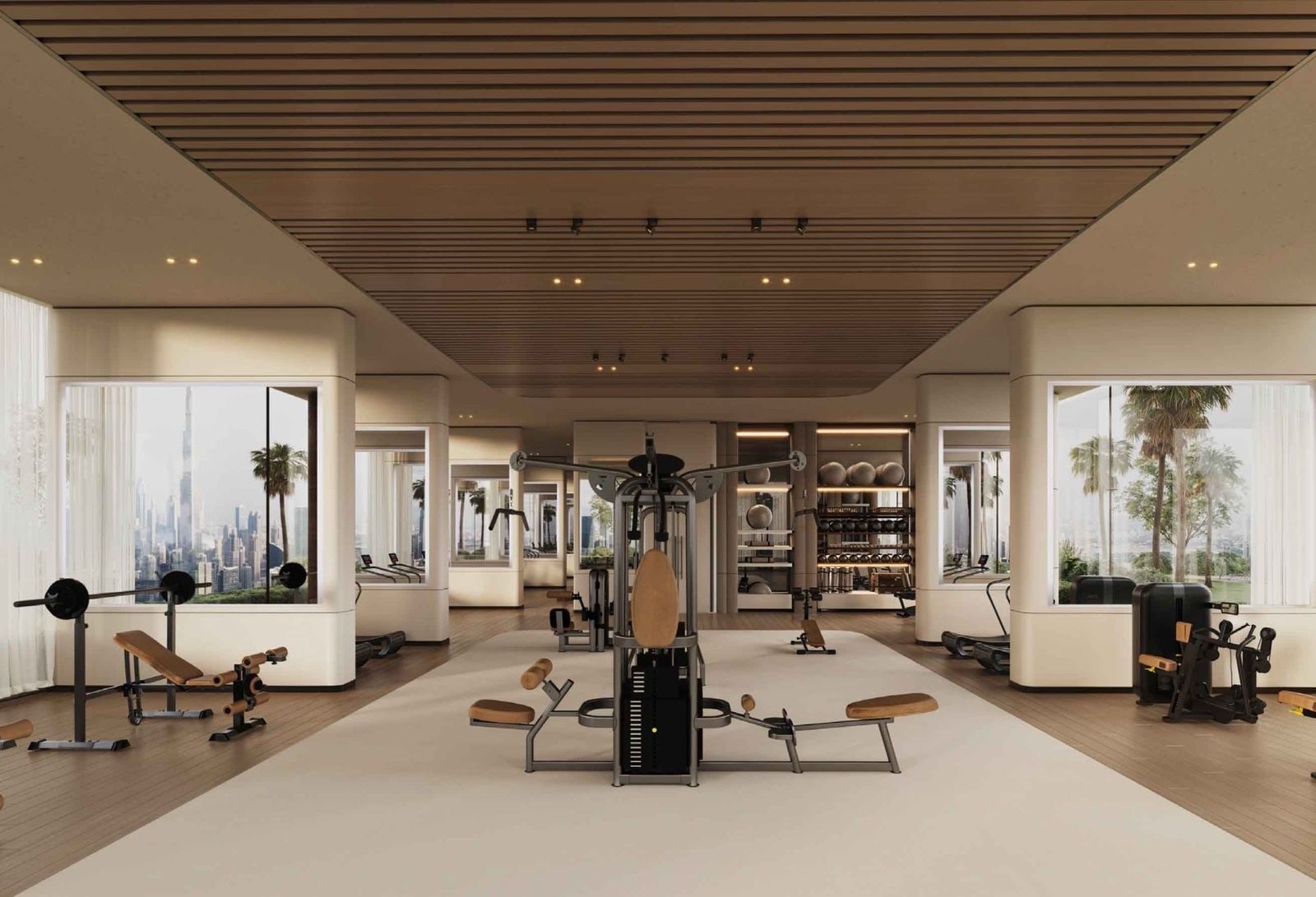 Studio apartment with a skyline view in binghatti skyterraces motor city dubai exteriors 1 media item