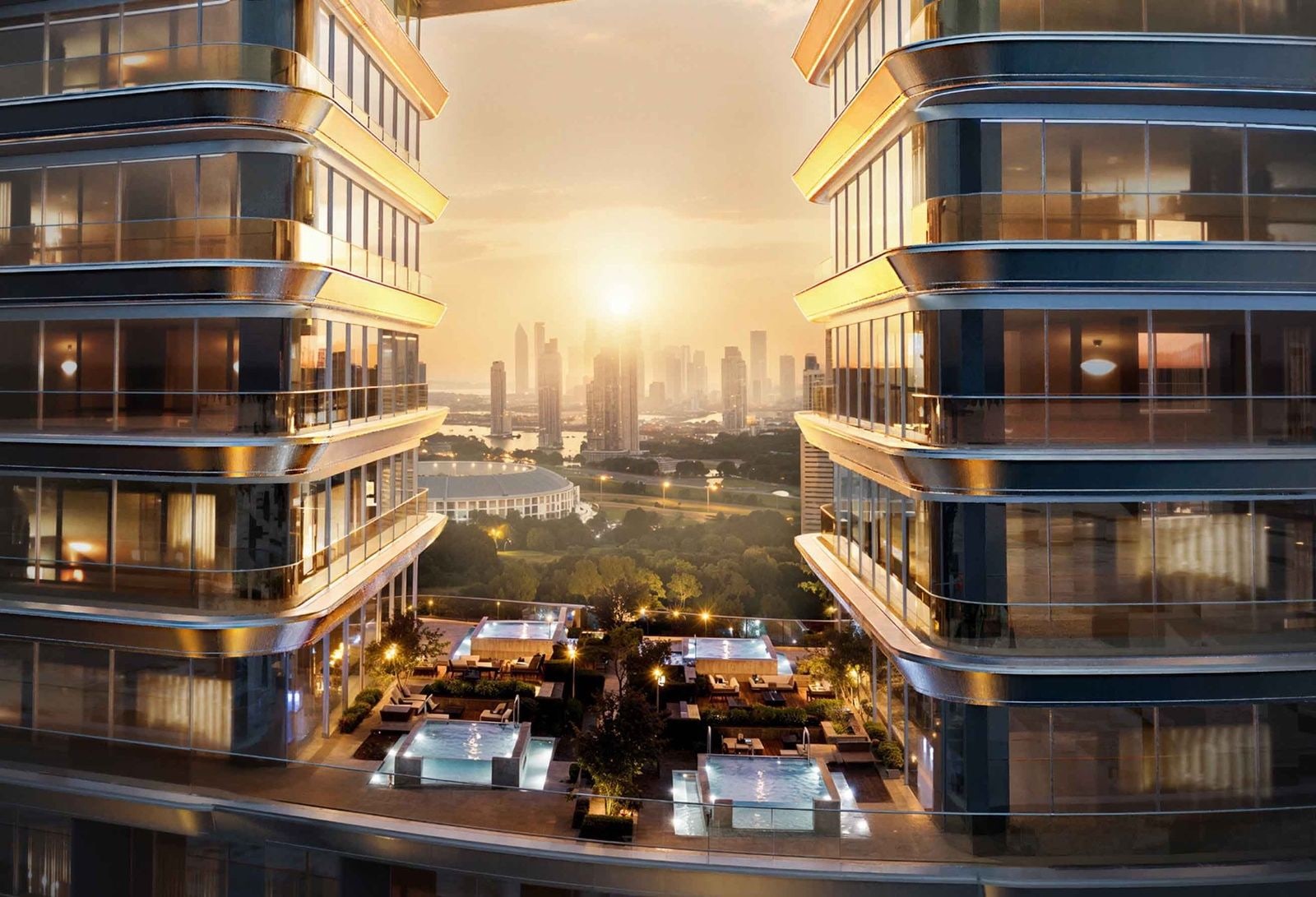 High floor 1 bedroom apartment in binghatti skyterraces motor city dubai exteriors media item