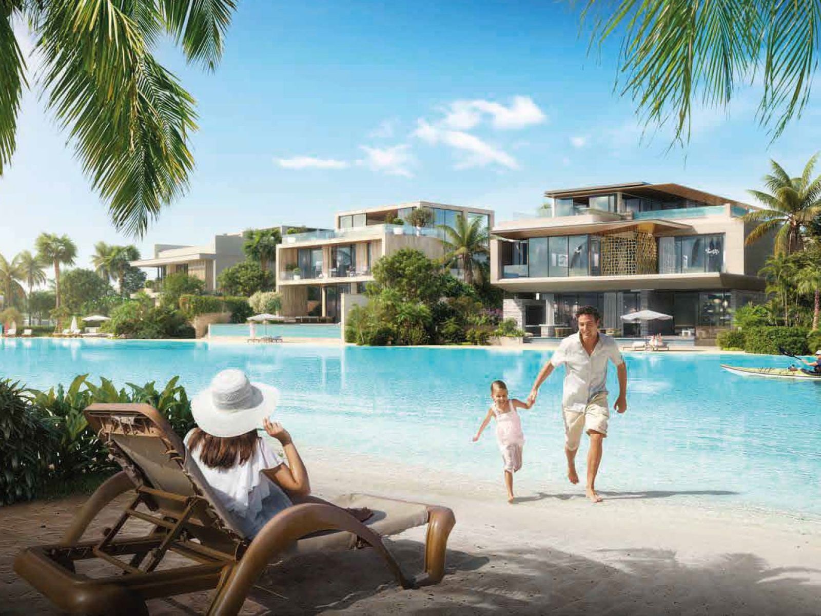 Studio apartment with lagoon view in azizi venice 14 building d dubai south exteriors 1 media item