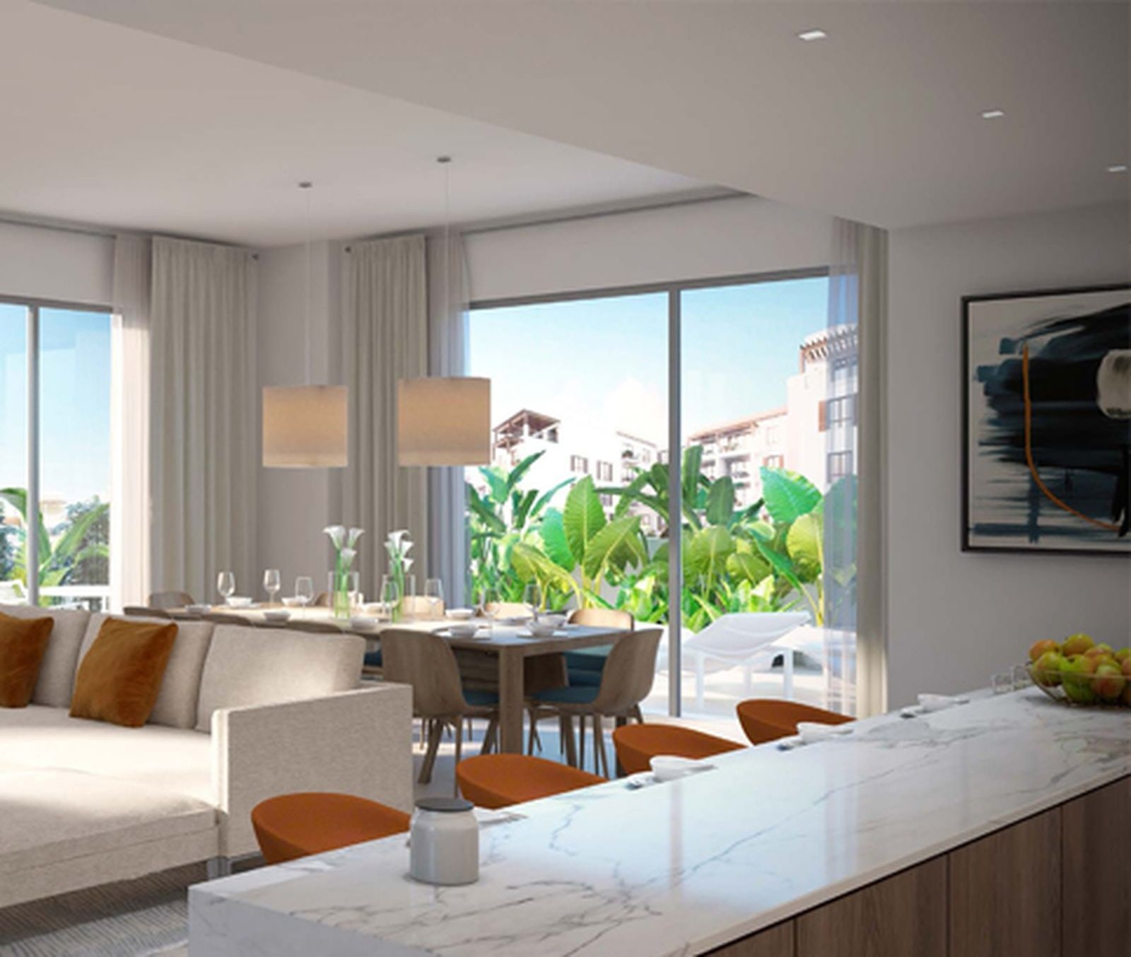 6 bedroom apartment with marina garden views and beach access in la sirene tower 1 port de la mer jumeirah dubai