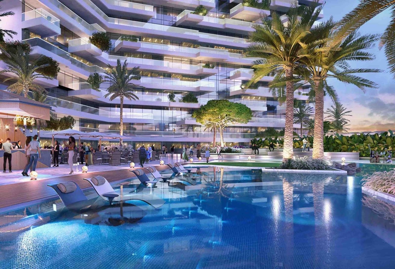 3 bedroom apartment with golf pool views in golf greens 2 tower a damac hills dubai exteriors 1 media item