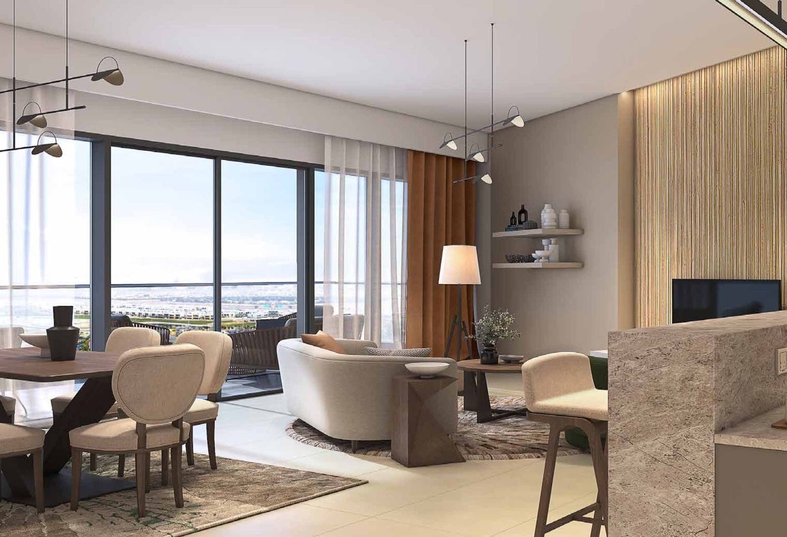 High floor 2 bedroom apartment with golf pool views in golf greens 2 tower a damac hills dubai exteriors 1 media item