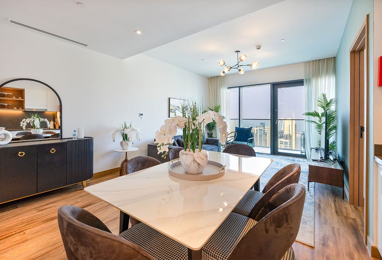 Furnished Sea View Apartment in Vida Residences, Dubai Marina interiors