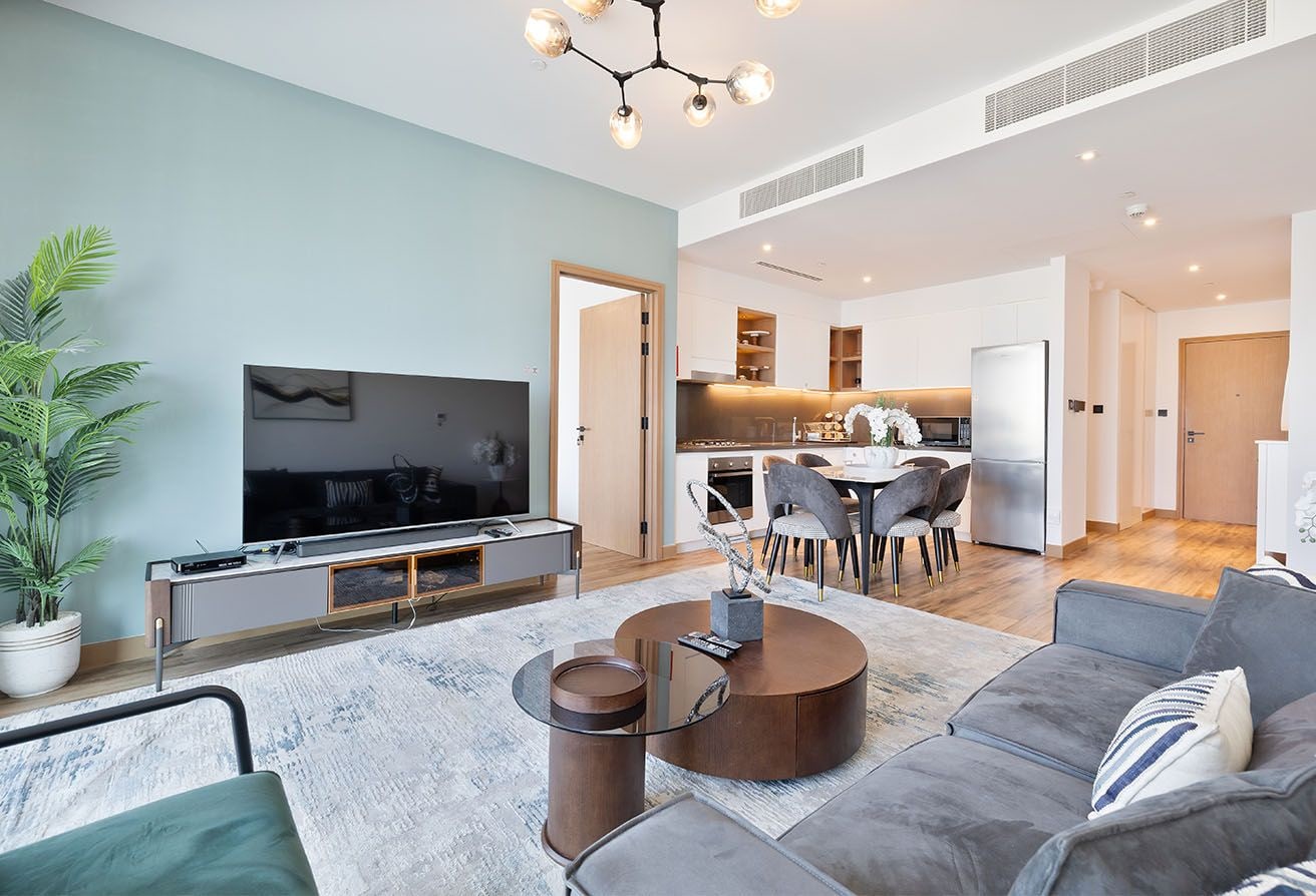 Furnished Sea View Apartment in Vida Residences, Dubai Marina interiors