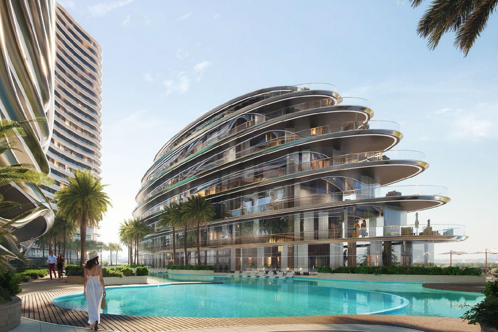4-Bedroom Apartment with Skyline & Pool Views in Binghatti Aquarise, Business Bay, Dubai