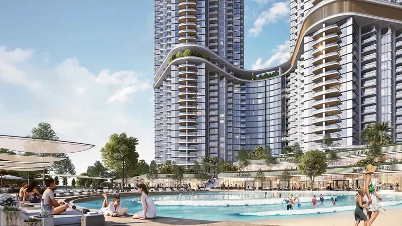 High floor 2br maid apartment with downtown marina views in skyscape altius sobha hartland 2 dubai exteriors 1 media