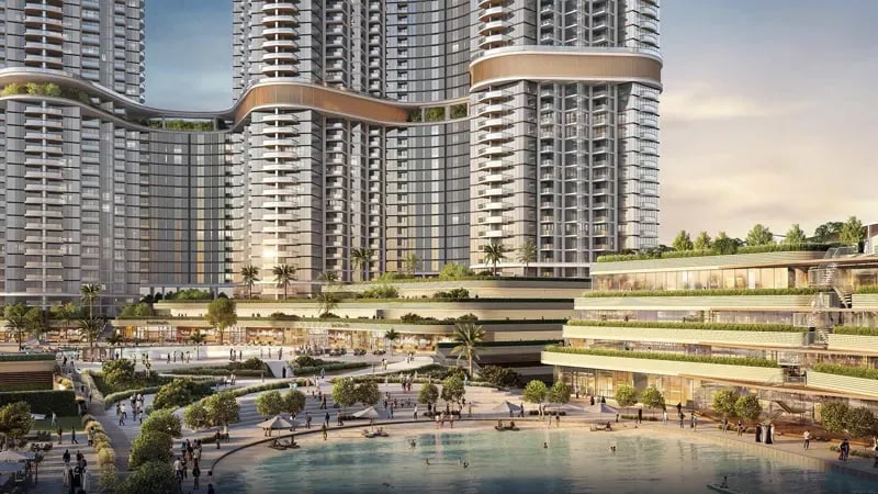 2br maid apartment with downtown marina views in skyscape aura sobha hartland 2 dubai exteriors 1 media item