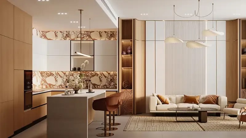 Studio apartment with downtown skyline views in binghatti skyflame 2 majan dubai exteriors 1 media item