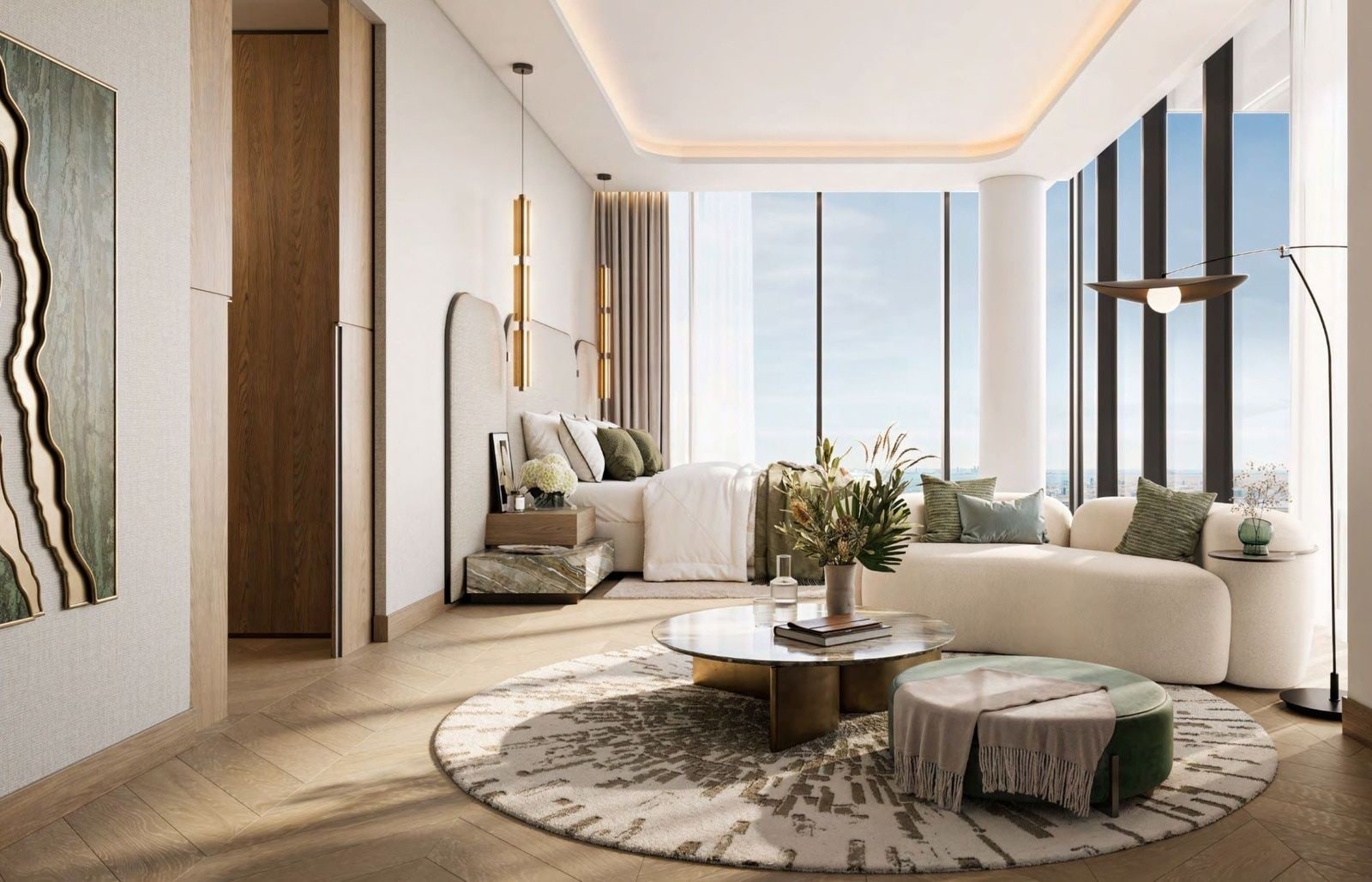 4-Bedroom Duplex with Pool View in City Walk Crestlane 4 Building A, Al Wasl, Dubai