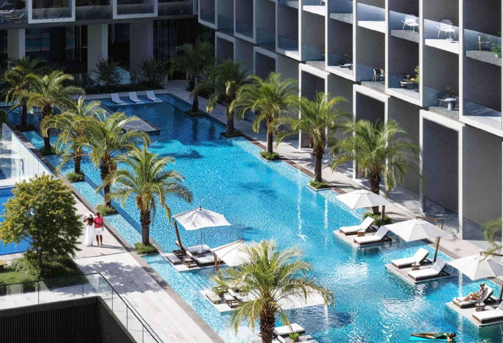 High Floor 1-Bedroom Apartment with Skyline & Pool Views in Binghatti Cullinan, Al Jaddaf, Dubai