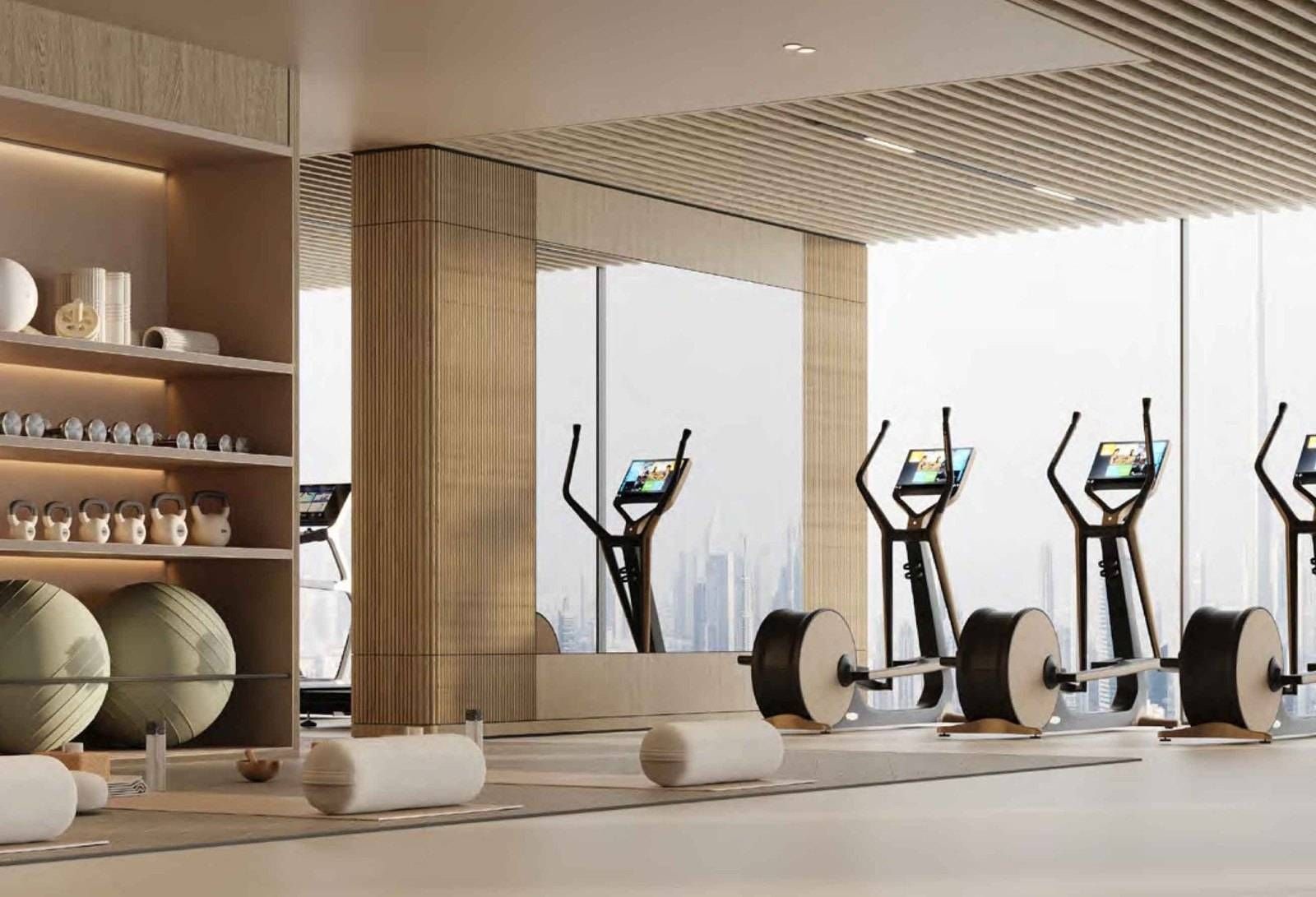 High floor 1 bedroom apartment with skyline pool views in binghatti cullinan al jaddaf dubai exteriors media item