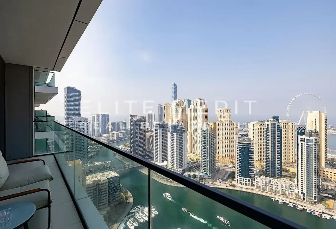 Furnished high floor 3 bedroom apartment with sea view in vida residences dubai marina exteriors 1 media item