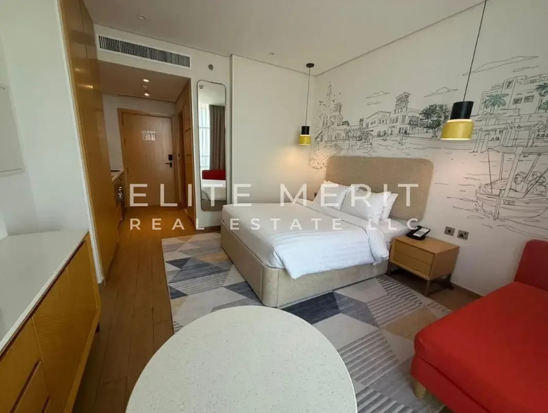 Furnished high floor studio apartment with city view exteriors terhab hotel and towers 1 media item