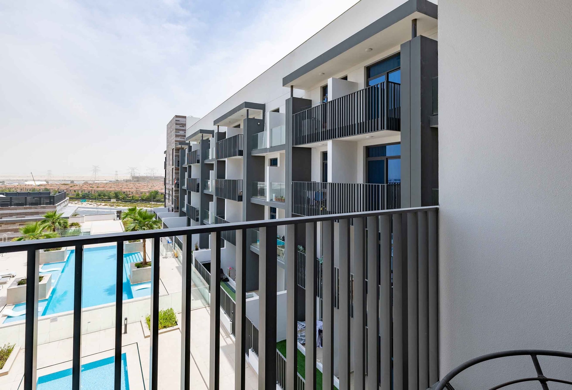 Fully Furnished Pool View Apartment in Rukan Residence, Dubailand exteriors