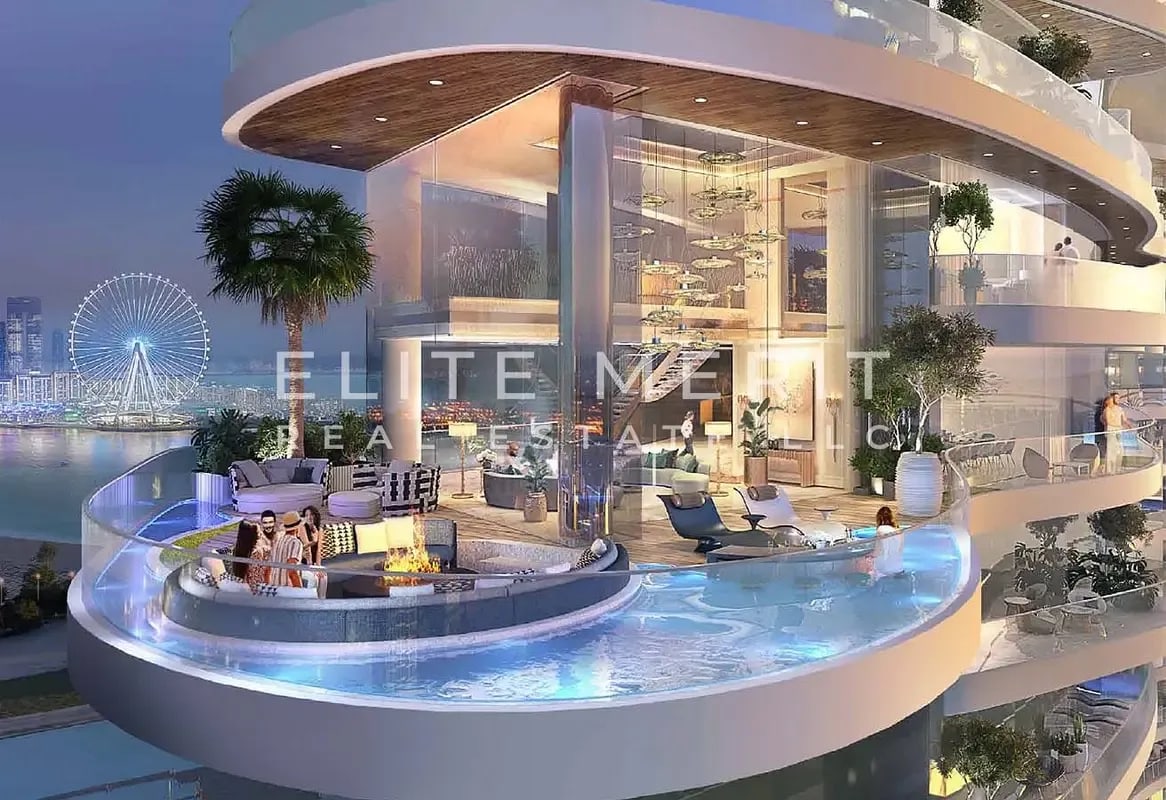 1 bedroom apartment with marina sea views in damac bay tower by cavalli dubai harbour exteriors media item