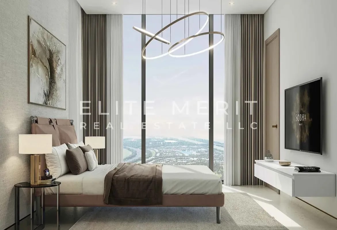 3-Bedroom Apartment with Pool & Park Views in Sobha Solis, Motor City, Dubai
