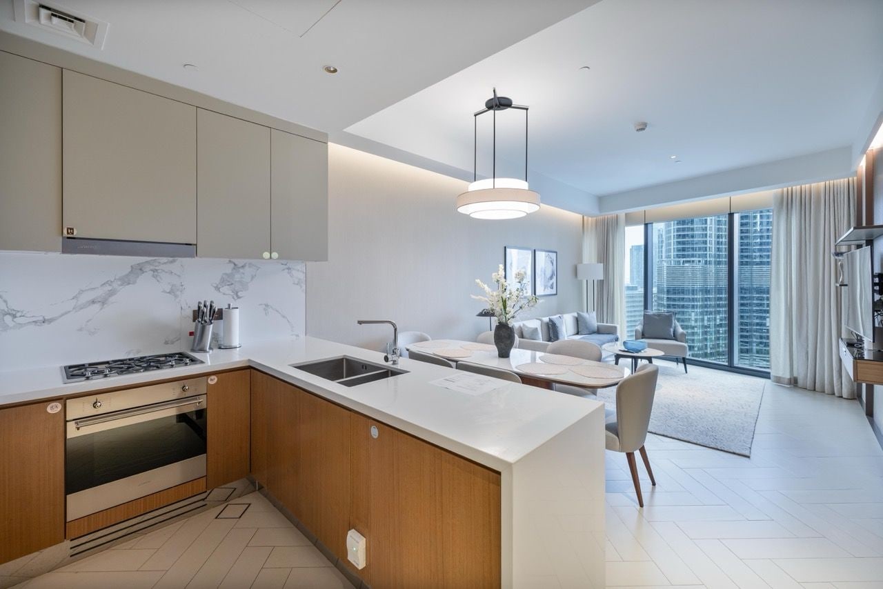 Burj Khalifa View Apartment in The Address Residences Dubai Opera Tower 2, Downtown interiors
