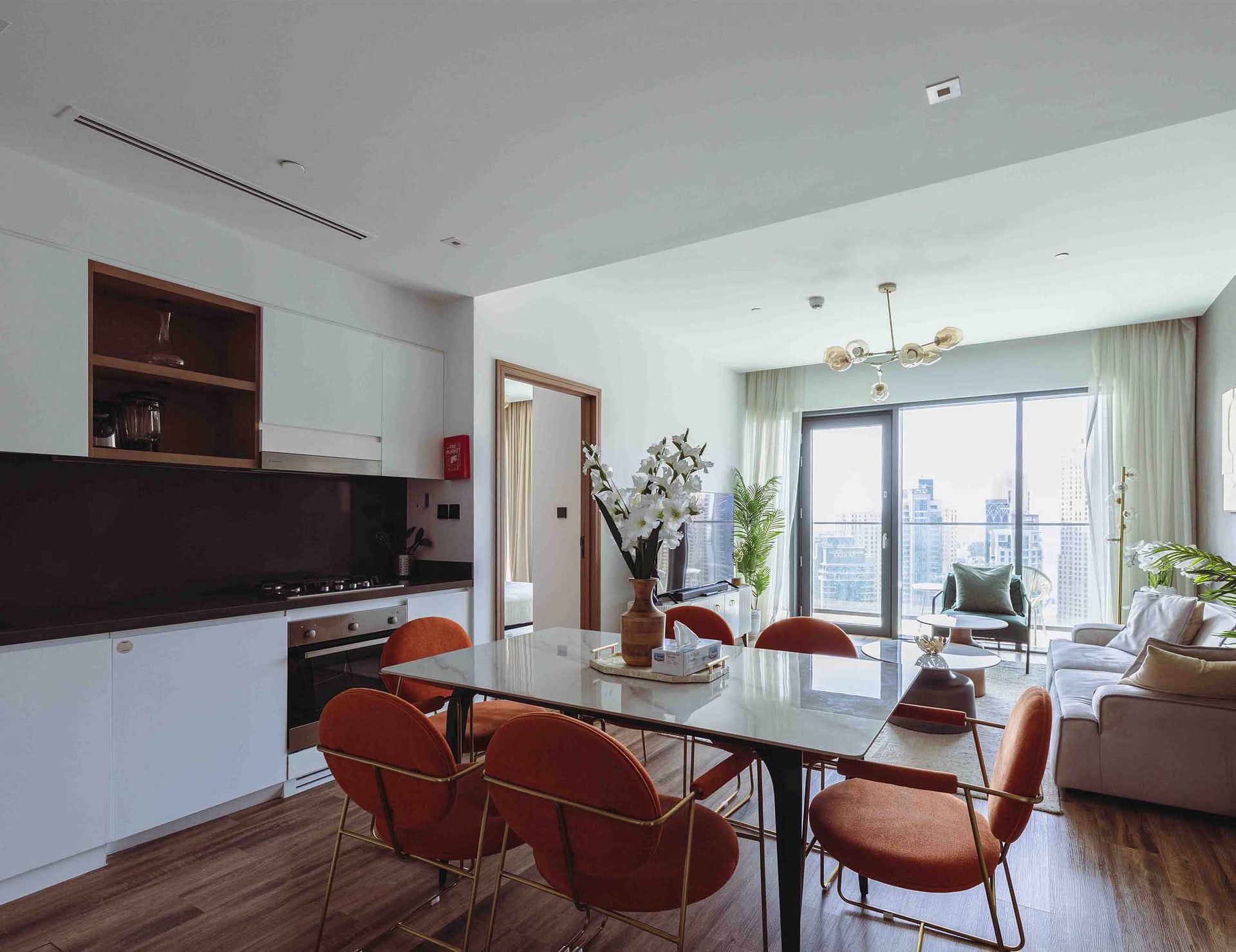 Furnished Full Sea View Apartment in Vida Residences Dubai Marina interiors