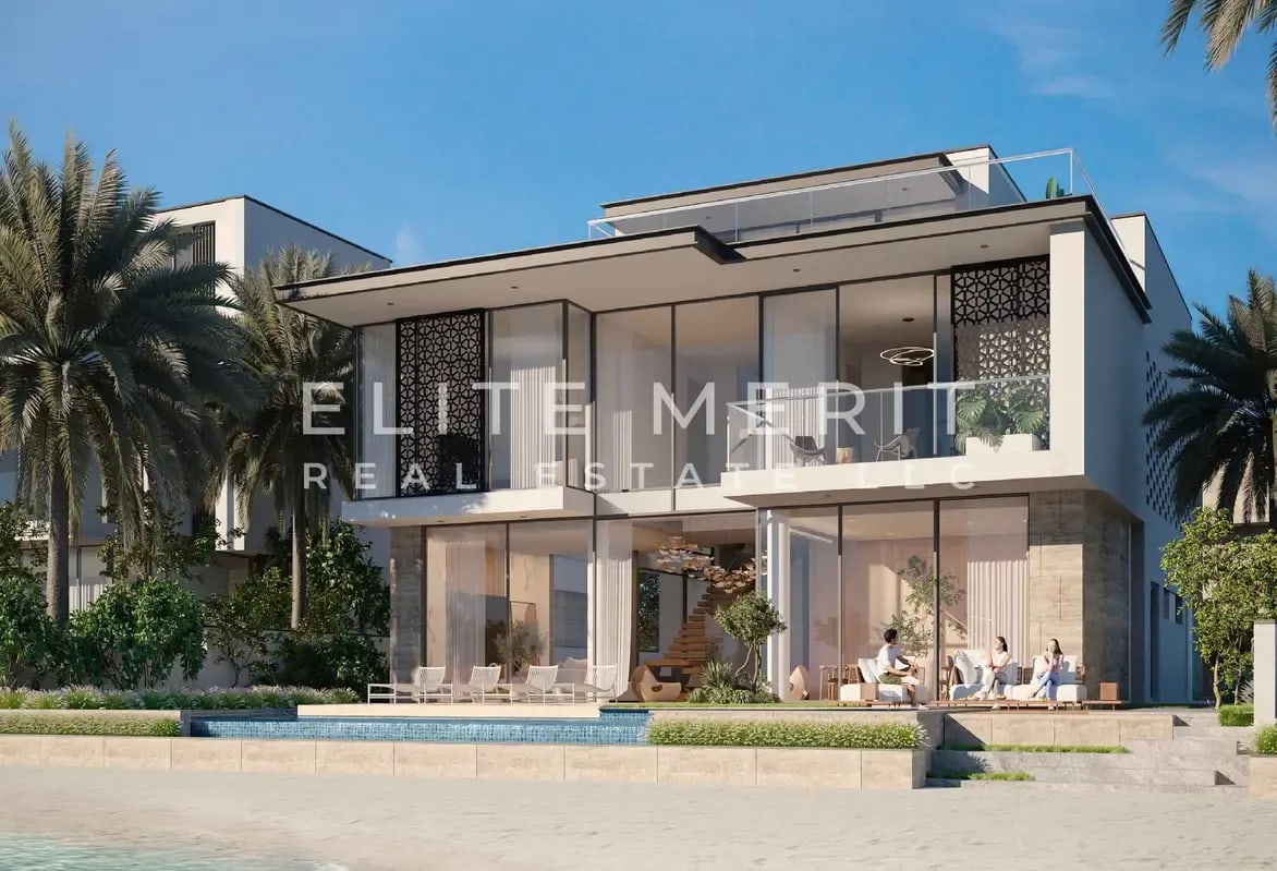 6-Bedroom Beach Villa with Private Pool in Frond D, Palm Jebel Ali, Dubai