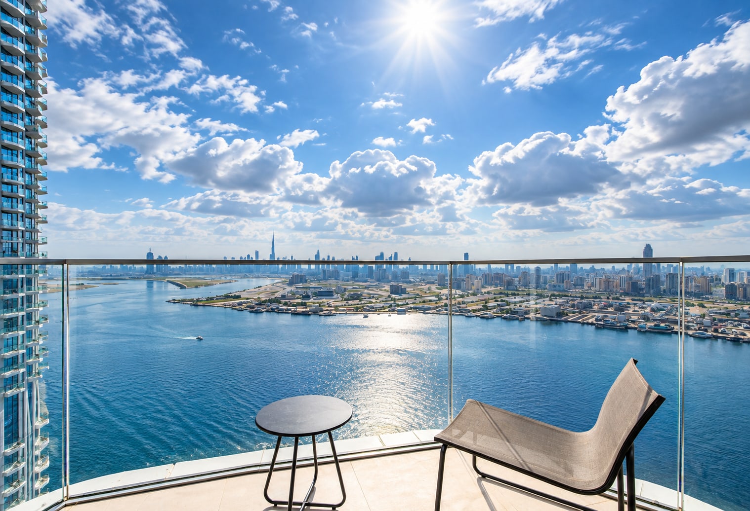 Furnished Full Sea View Corner Unit in Address Harbour Point Tower 2