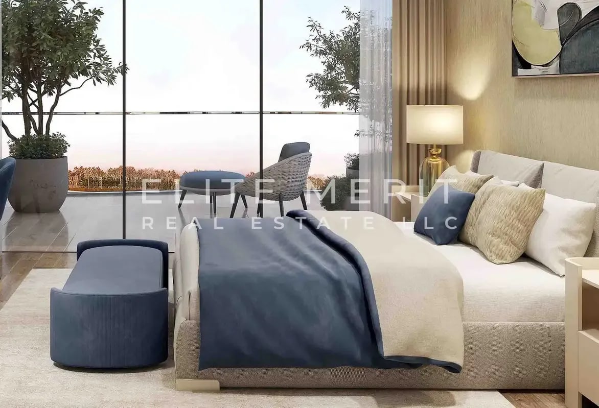Furnished 1br apartment with waterfront pool views in lagoon views damac lagoons dubai exteriors lagoon views 14 1