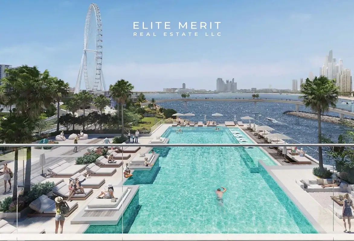 2 bedroom with maid s room apartment with sea sunset views in bluewaters island dubai exteriors bluewaters bay building