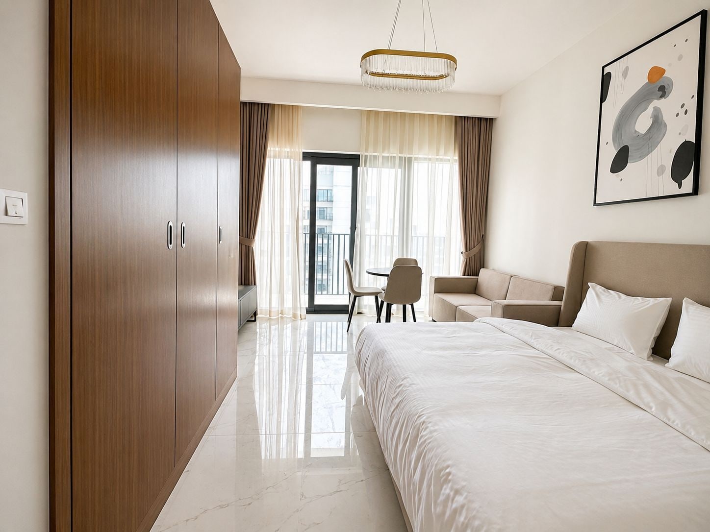 Furnished High Floor Studio in Azizi Beach Oasis (Azizi Mirage 1), Dubai Studio City interiors