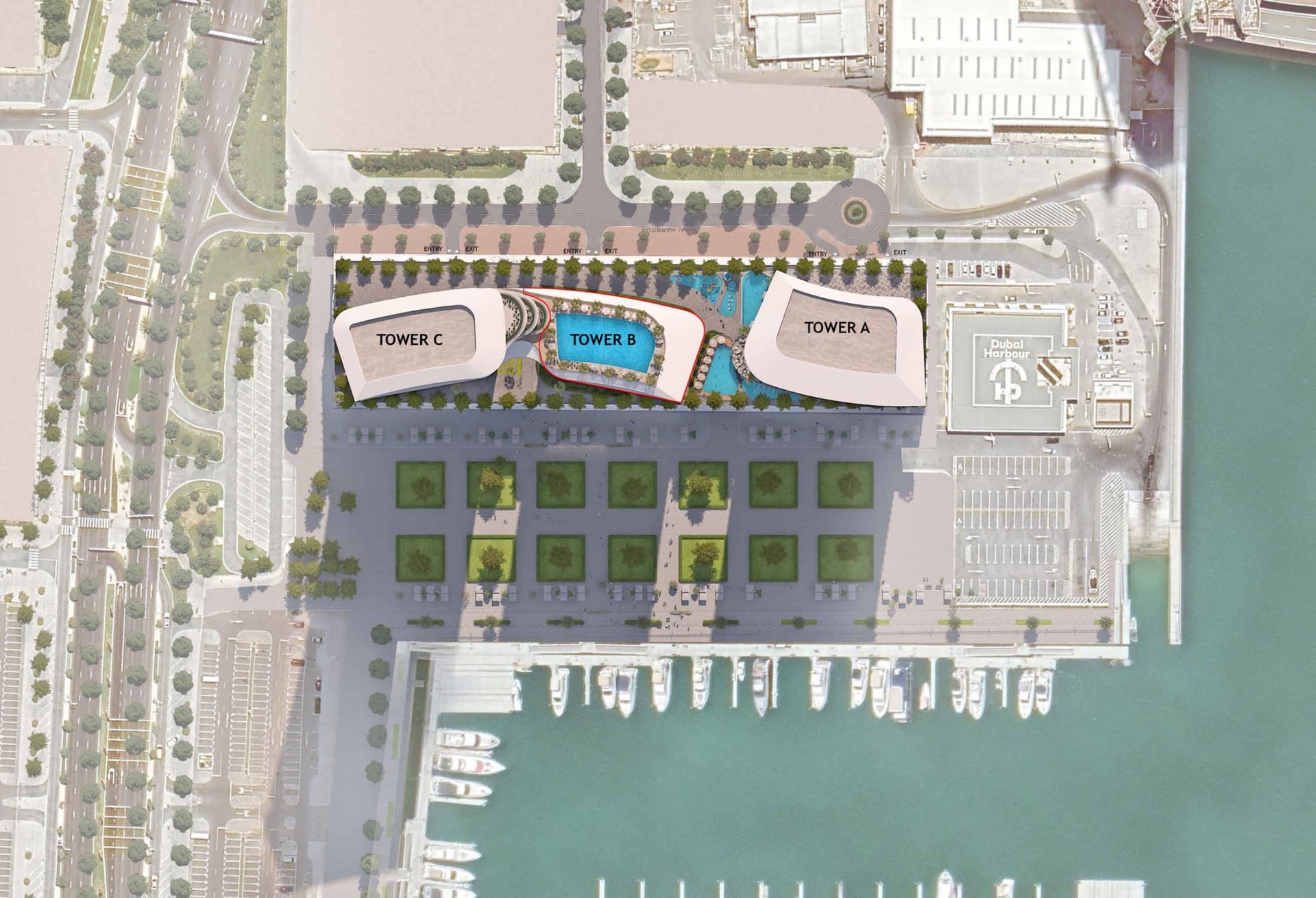 Full Sea View Apartment in Sobha Seahaven Tower B, Dubai Harbour exteriors