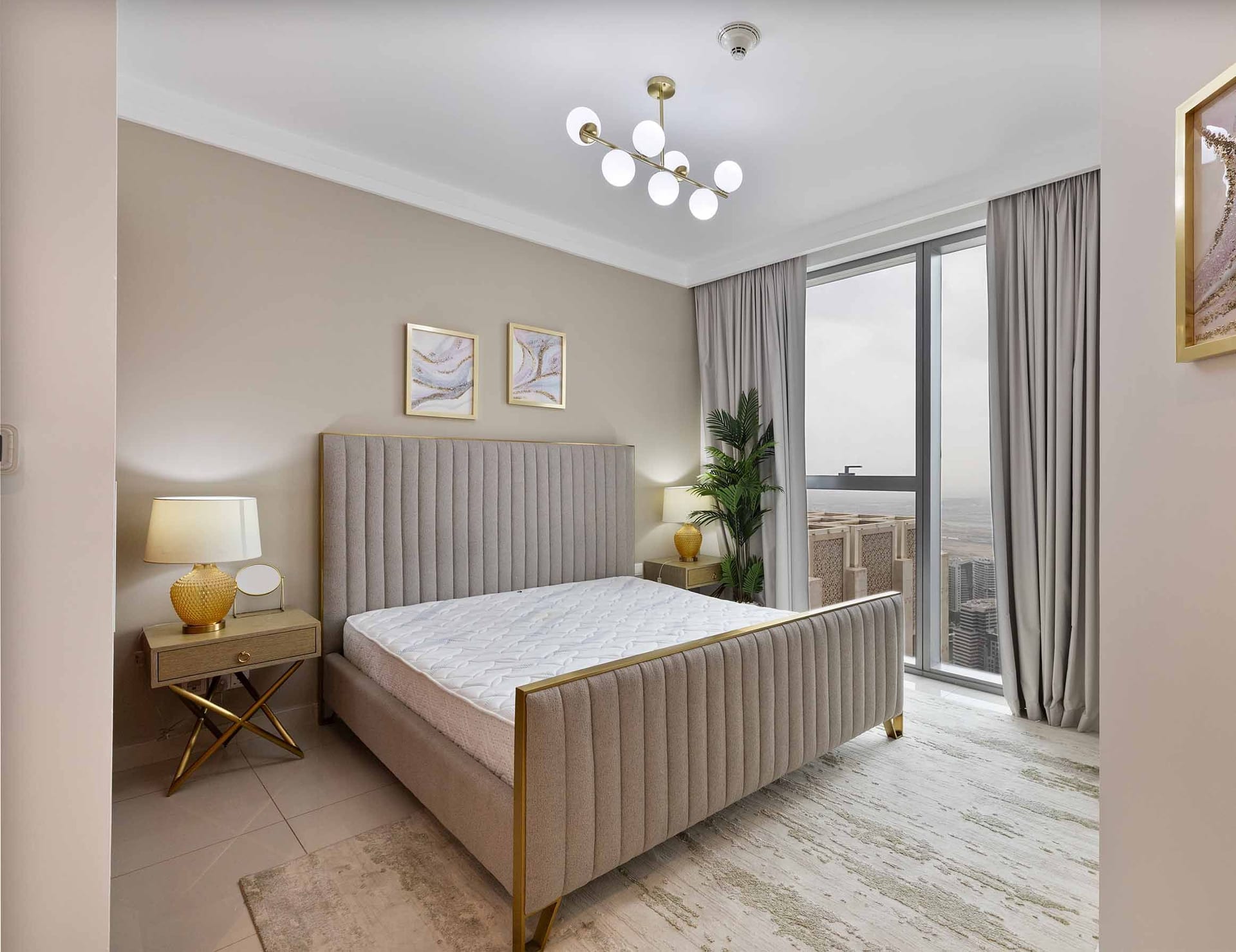 Burj View Apartment in Boulevard Point, Downtown Dubai interiors