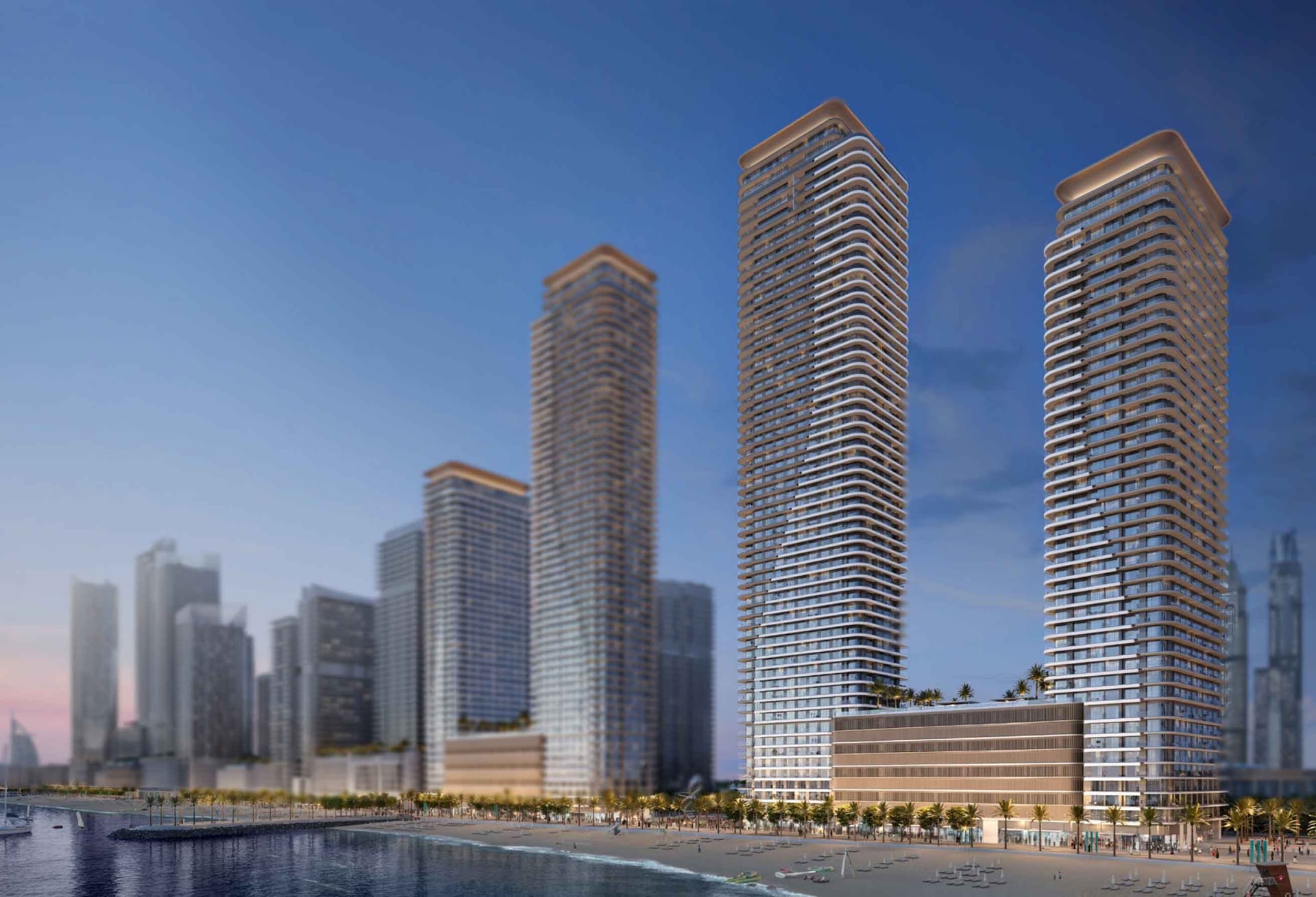 Luxury 2-Bedroom Apartment in Address Bayview Tower 1 by Address Resort, Emaar Beachfront, Dubai Harbour exteriors