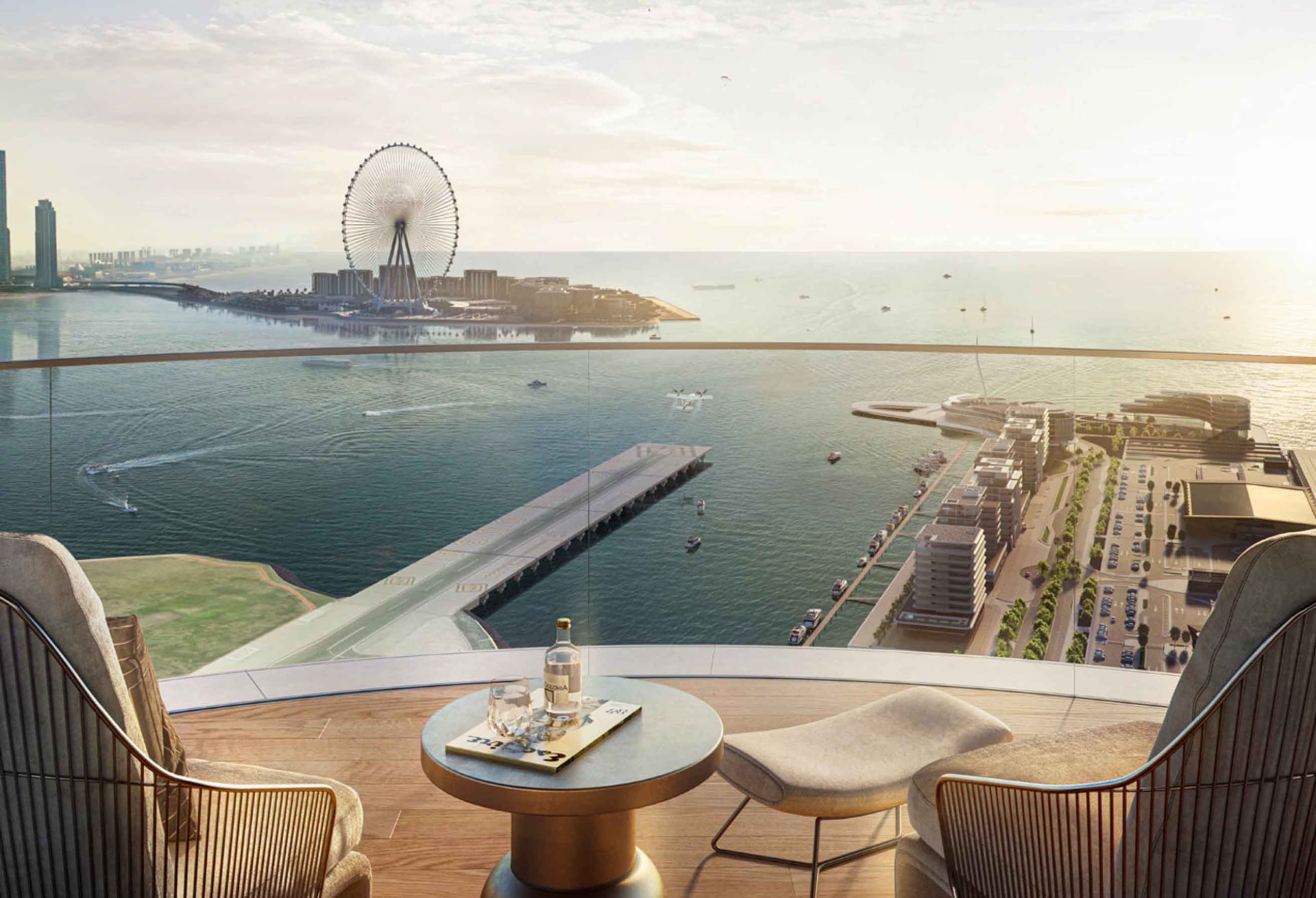 Luxury 2-Bedroom Apartment in Address Bayview Tower 1 by Address Resort, Emaar Beachfront, Dubai Harbour interiors