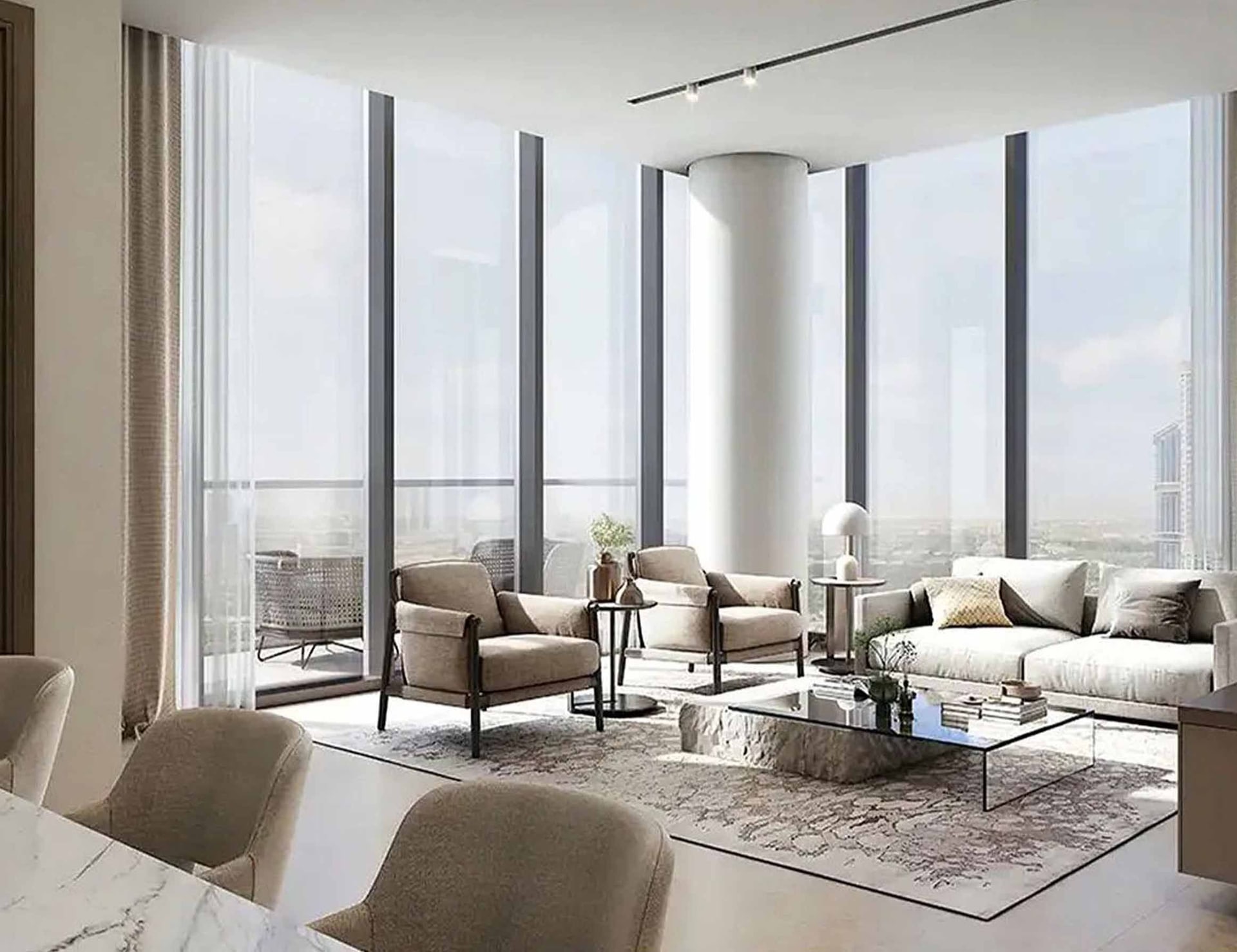 Lagoon and Skyline View Apartment in 330 Riverside Crescent