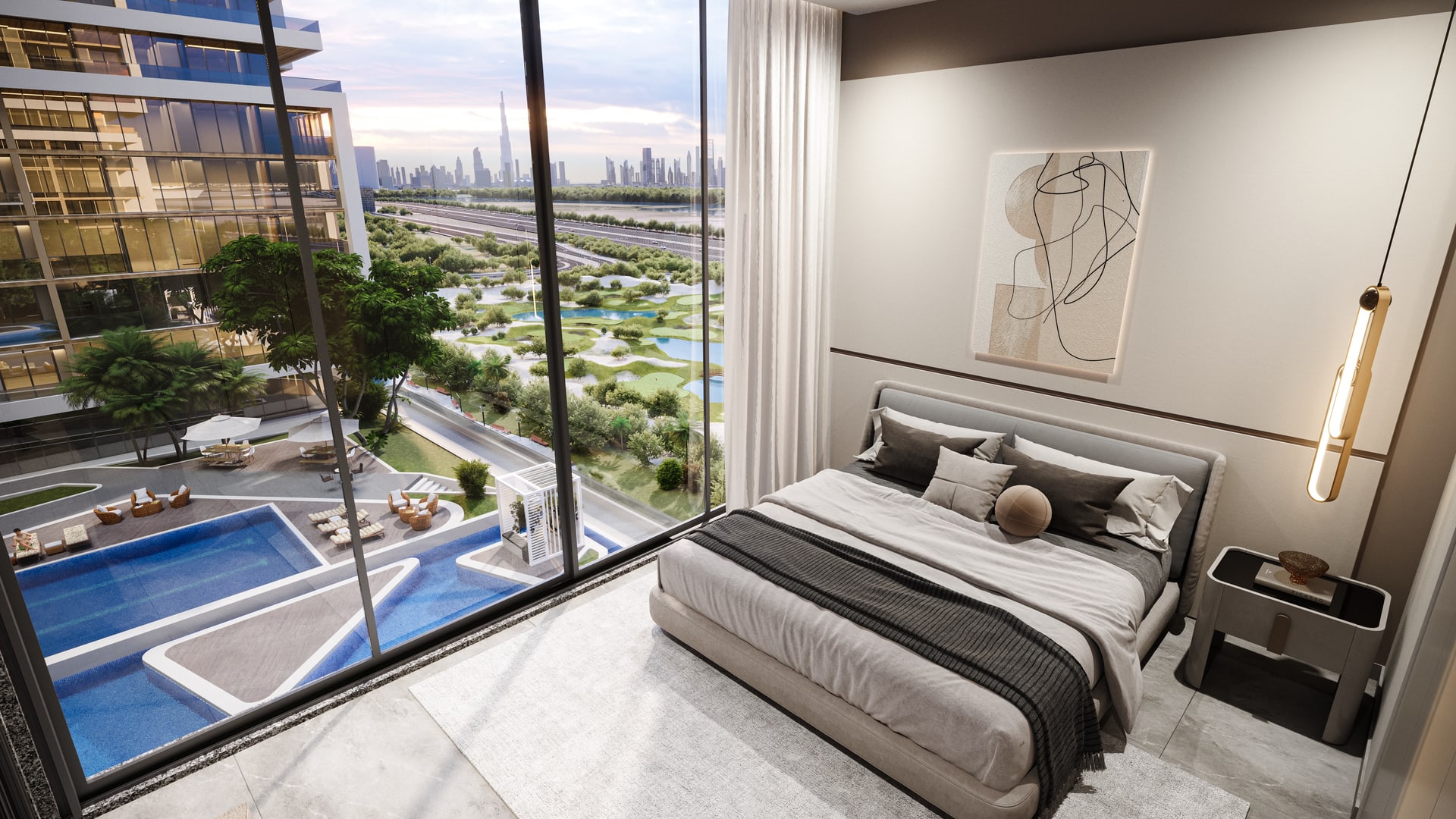 3-Bedroom Apartment with Skyline Views in Sobha One Tower C, Sobha Hartland, Dubai interiors