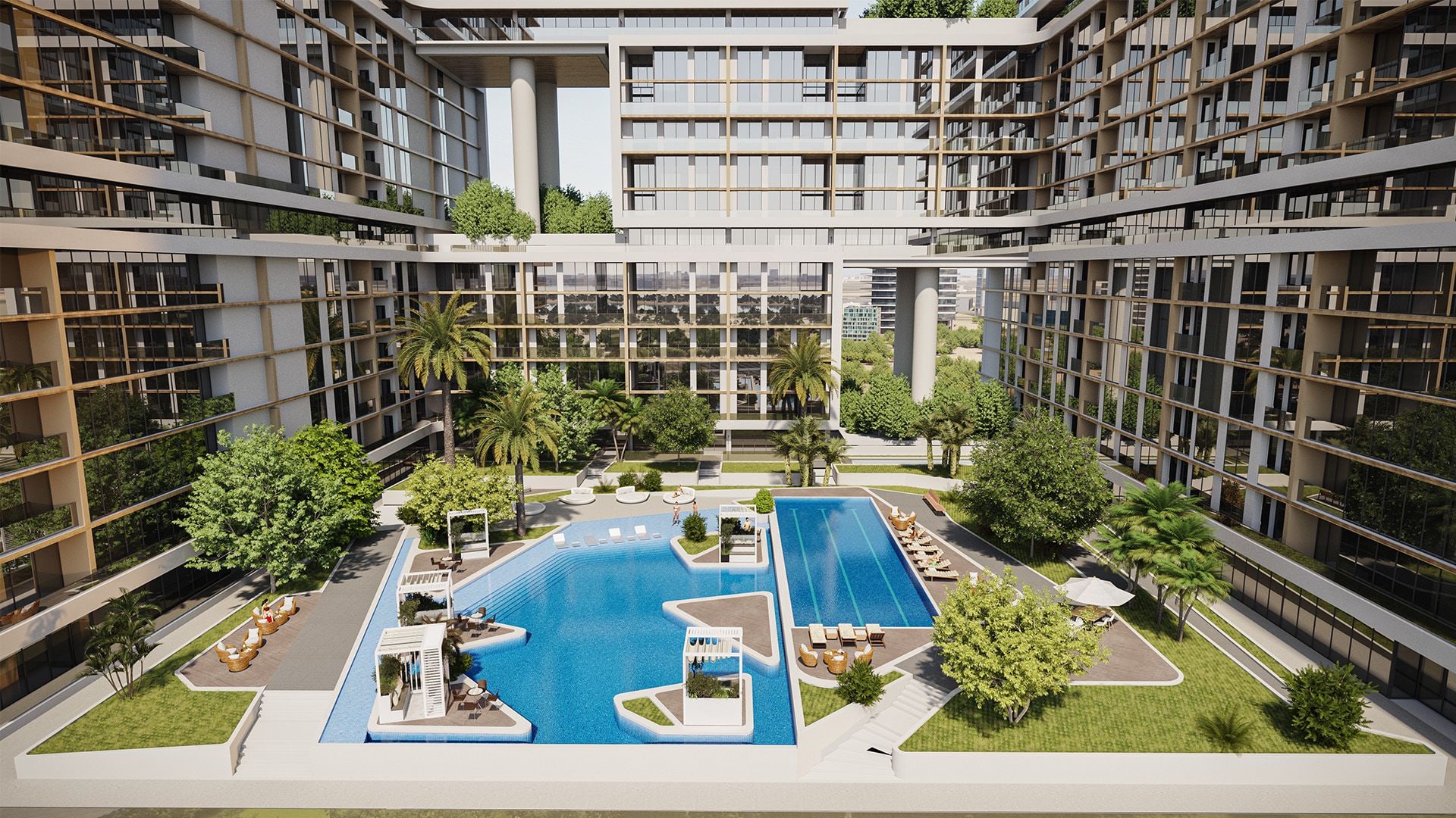 3-Bedroom Apartment with Golf and Downtown Views in Sobha One Tower E, Sobha Hartland, Dubai amenities