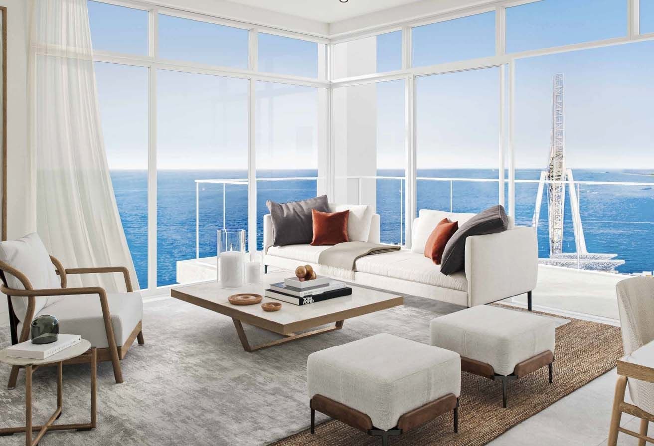 2-Bedroom and Maid's Room with Sea and Sunset View in Bluewaters Bay Building 1, Bluewaters Island, Dubai interiors