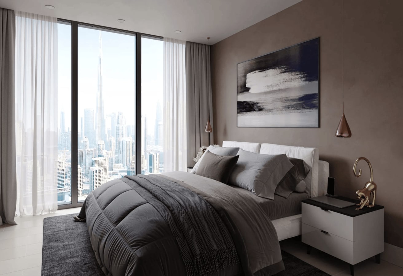 High Floor Apartment with City Views in Sobha Creek Vistas Heights Tower B, Sobha Hartland, Dubai interiors
